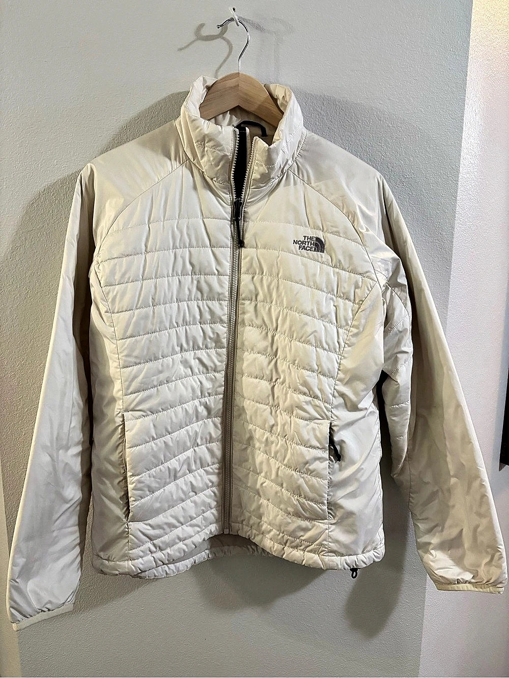 Gorpcore White Puffer Jacket Large Lightweight The North Face Winterwear